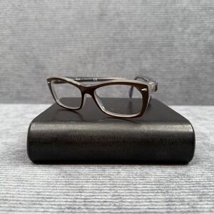 Ray-Ban RB 5255 5076 Eyeglasses Brown Grey Rectangular Frames 51-16-135
